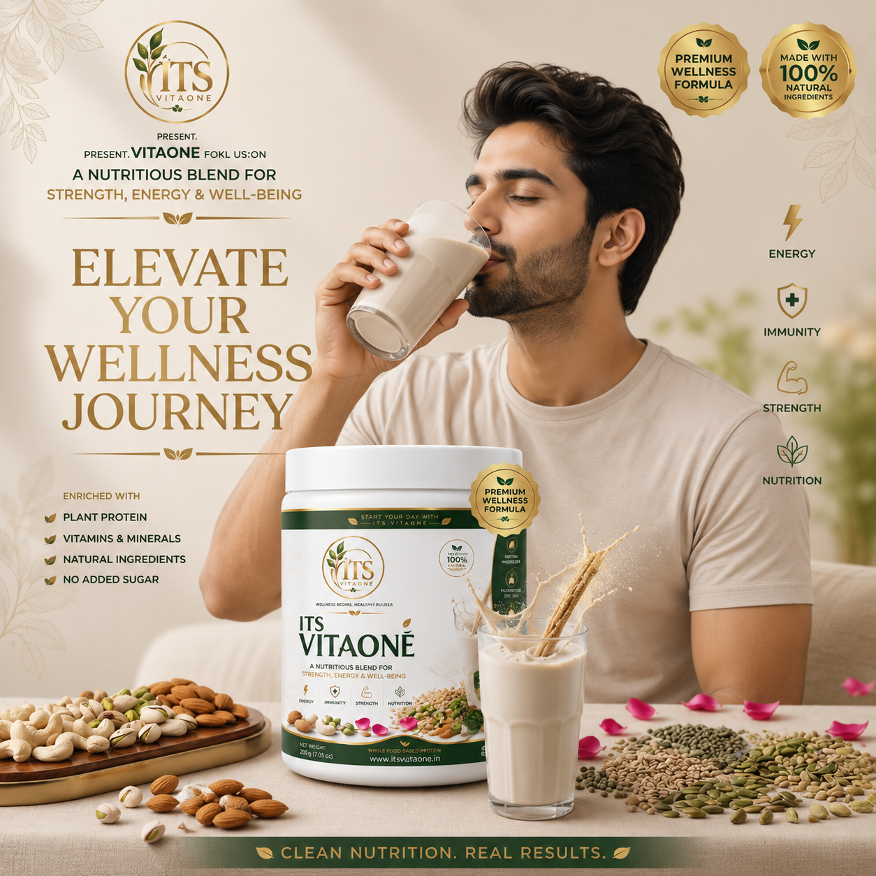 ITS Vitaone Organic Health & Nutrition Powder